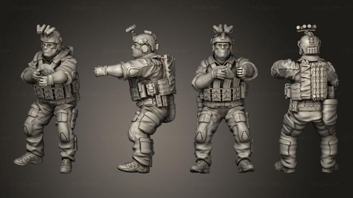 Military figurines (Beardo 04, STKW_3260) 3D models for cnc