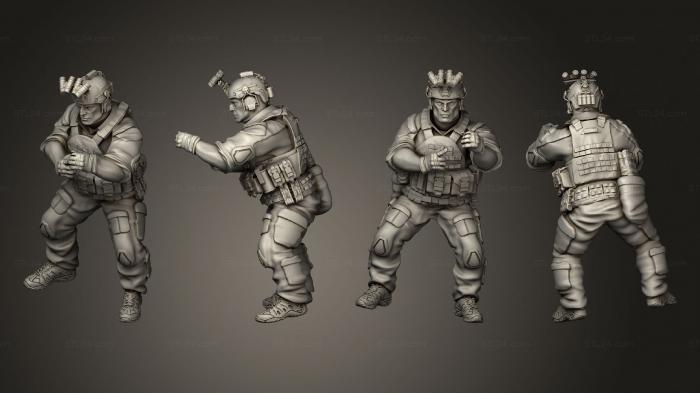 Military figurines (Beardo 05, STKW_3261) 3D models for cnc