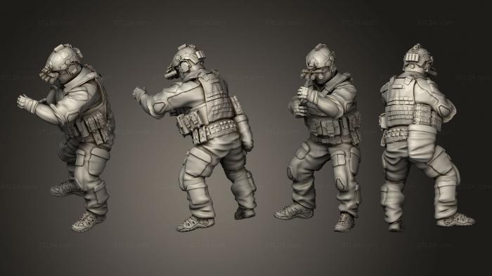 Military figurines (Beardo 10, STKW_3266) 3D models for cnc