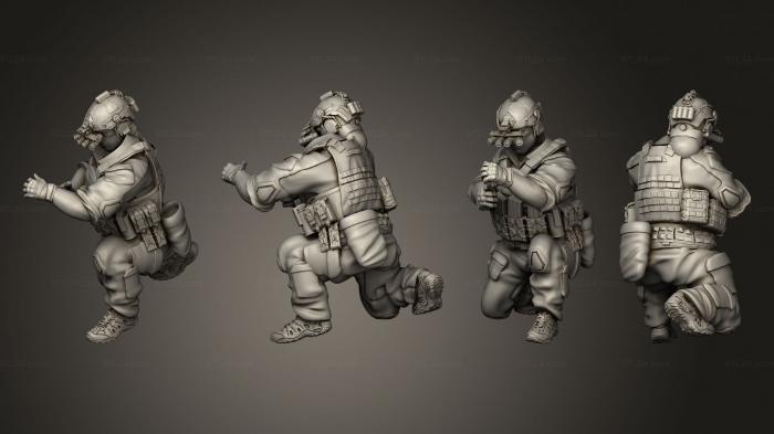 Military figurines (Beardo 12, STKW_3268) 3D models for cnc