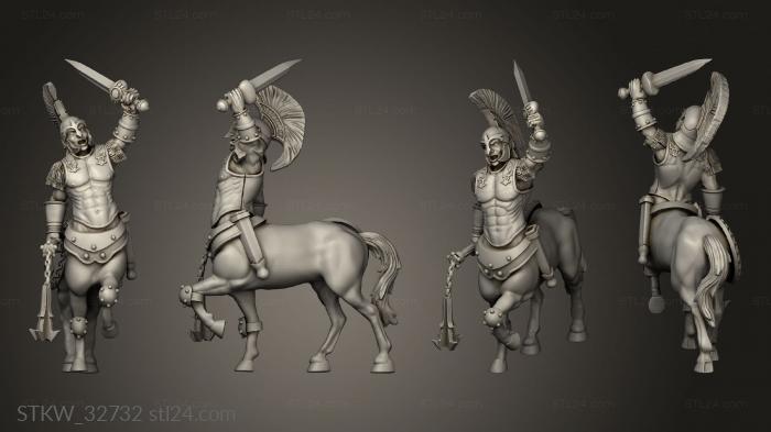 Military figurines (Centaurs cent, STKW_32732) 3D models for cnc