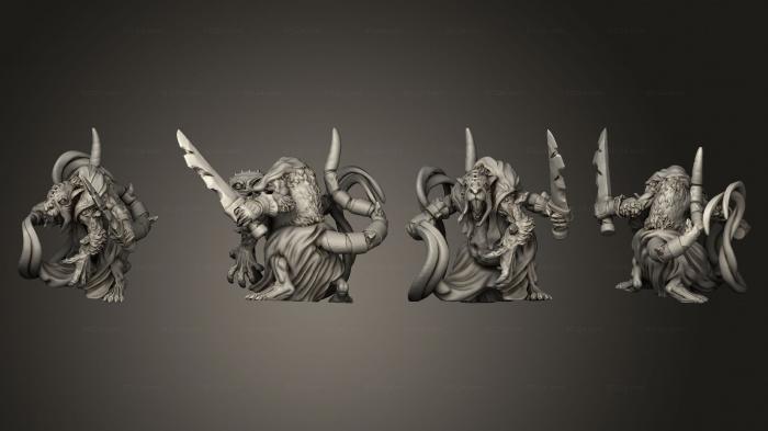 Military figurines (Beast Master v 2, STKW_3276) 3D models for cnc