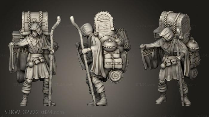 Military figurines (Flash Gods Dark Merchant, STKW_32792) 3D models for cnc