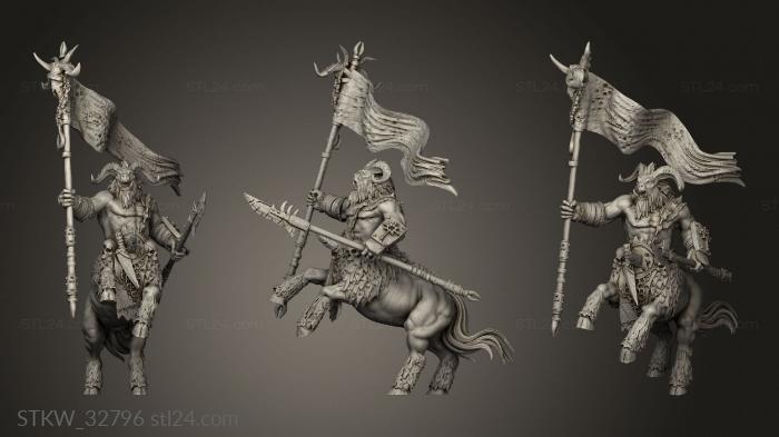 Military figurines (FLAT, STKW_32796) 3D models for cnc