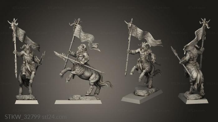 Military figurines (FLAT, STKW_32799) 3D models for cnc