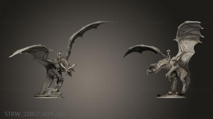 Military figurines (Flying Dragon, STKW_32852) 3D models for cnc