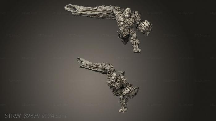 Military figurines (Forest Elementals Elemental, STKW_32879) 3D models for cnc
