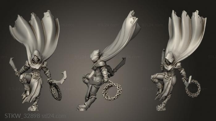 Military figurines (Forged Construct Black Mist Ghost, STKW_32898) 3D models for cnc