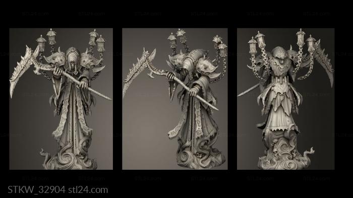 Military figurines (Forgotten Maze Grim Spirit, STKW_32904) 3D models for cnc