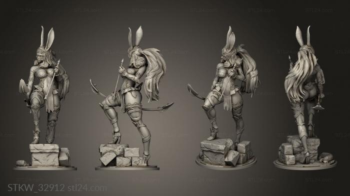 Military figurines (Fran Fantasy nsfw, STKW_32912) 3D models for cnc