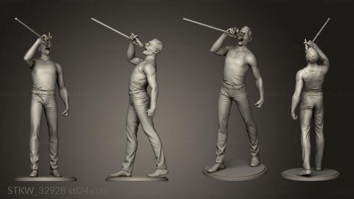 Military figurines (Freddie Mercury, STKW_32928) 3D models for cnc