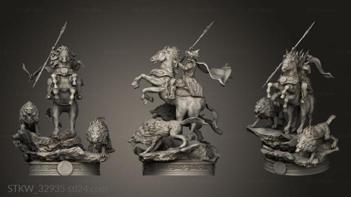 Military figurines (FREKI, STKW_32935) 3D models for cnc