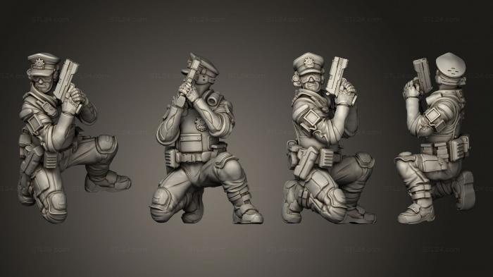 Military figurines (СOP B, STKW_3308) 3D models for cnc