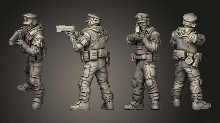 Military figurines (COP C, STKW_3309) 3D models for cnc