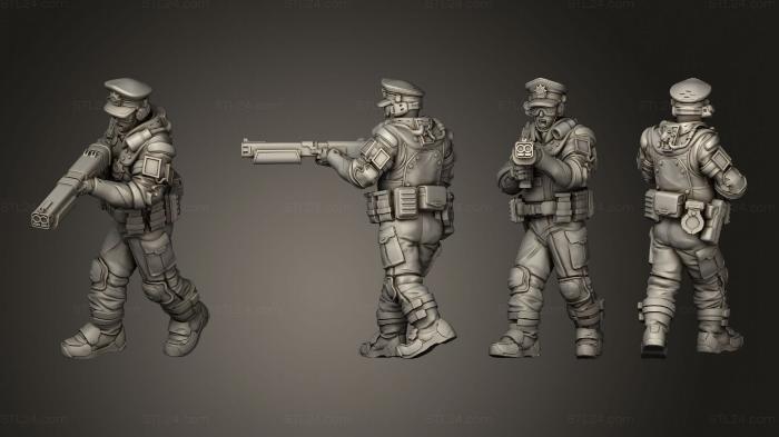 Military figurines (COP D, STKW_3310) 3D models for cnc
