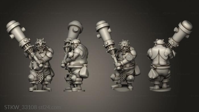Military figurines (, STKW_33108) 3D models for cnc