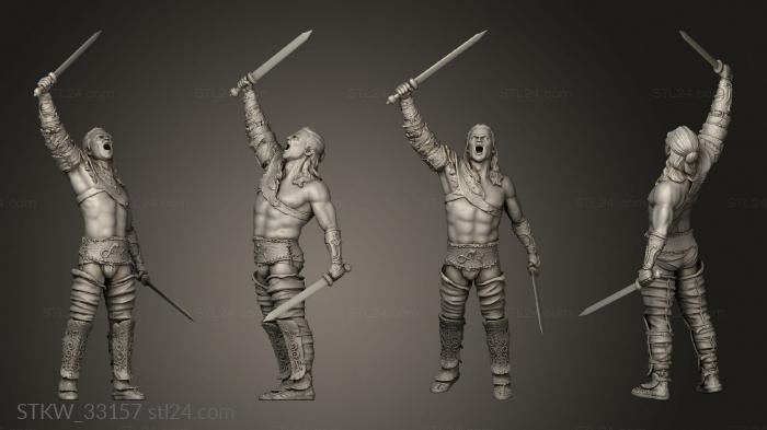 Military figurines (Gannicus, STKW_33157) 3D models for cnc