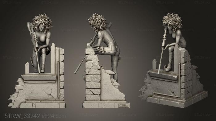 Military figurines (Genesis Domino Modern Feet, STKW_33242) 3D models for cnc