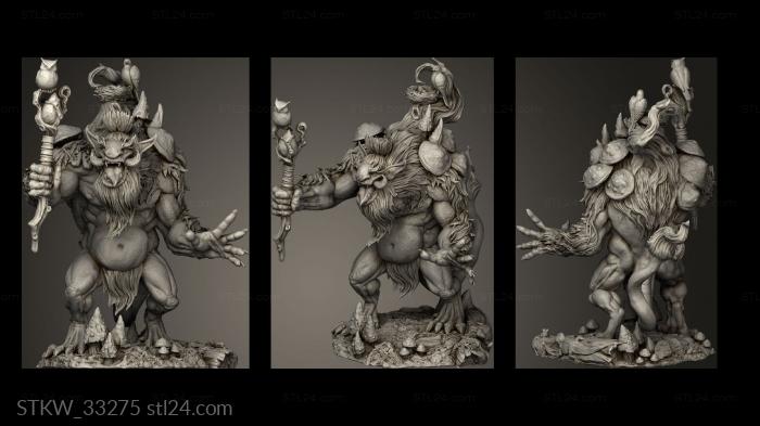 Military figurines (Gearheart Trolls Forest Troll, STKW_33275) 3D models for cnc
