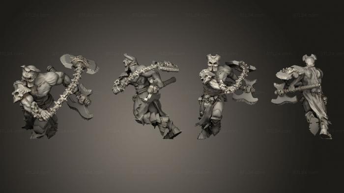 Military figurines (berserk guard 2, STKW_3333) 3D models for cnc