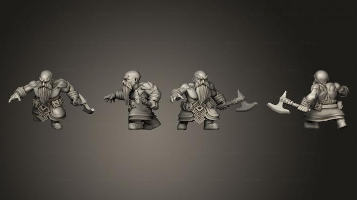 Military figurines (Berserkers 1, STKW_3338) 3D models for cnc