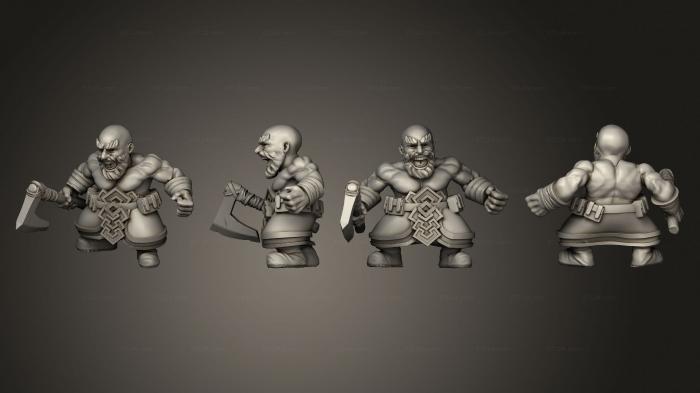 Military figurines (Berserkers 2, STKW_3339) 3D models for cnc
