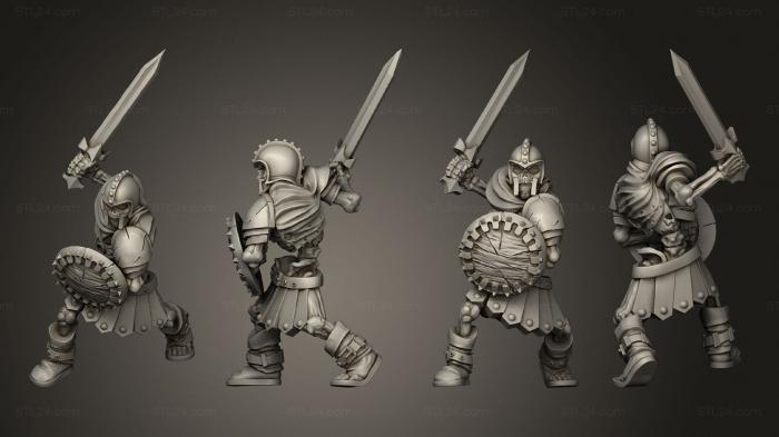 Military figurines (Bestiary Skeleton 01, STKW_3346) 3D models for cnc