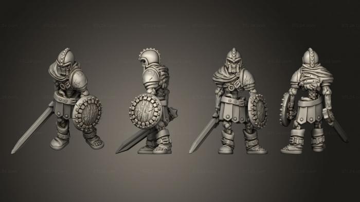 Military figurines (Bestiary Skeleton 06, STKW_3351) 3D models for cnc