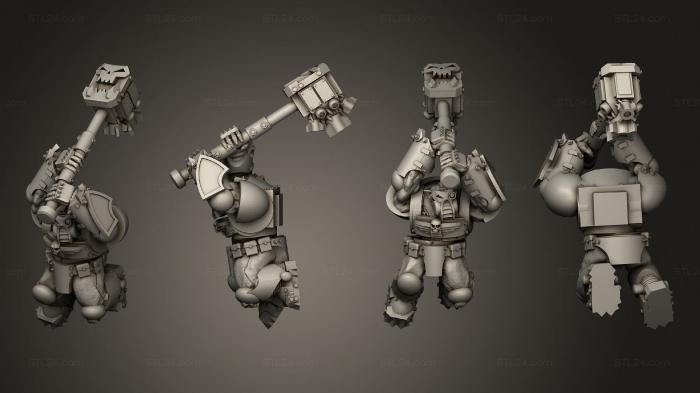 Military figurines (BG Smash vet Body Bottom, STKW_3353) 3D models for cnc