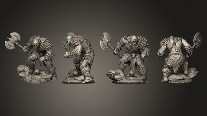 Military figurines (Bhorlock orc, STKW_3355) 3D models for cnc