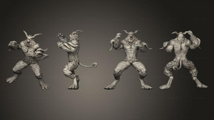 Military figurines (Big Foot Yeti Roar Large, STKW_3358) 3D models for cnc