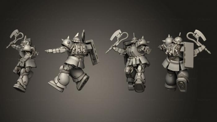 Military figurines (big mecha zeta commander 1, STKW_3361) 3D models for cnc