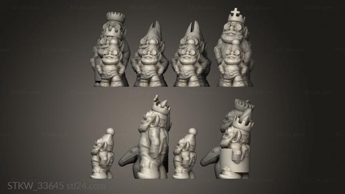 Gnome Chess Plate Kingrahl