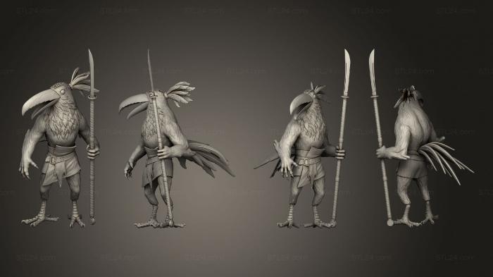 Bird Folk Toucan Warrior