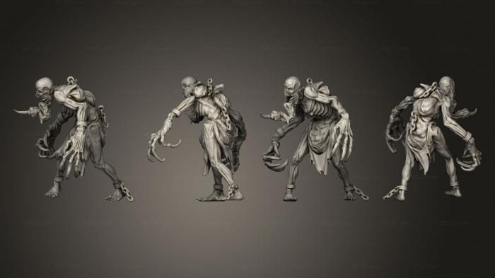 Military figurines (Bloodfiends Base 001, STKW_3458) 3D models for cnc