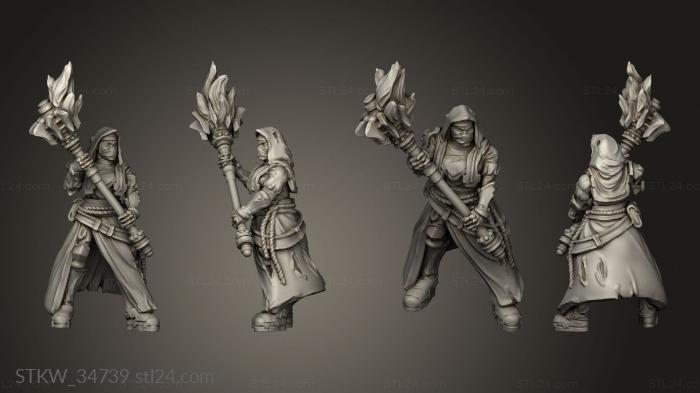 Fury Mega Battle Nuns flaming mace