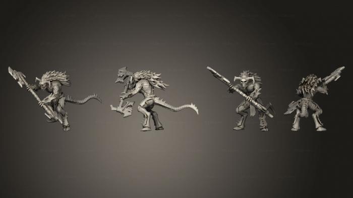 Military figurines (Bloodletter 2, STKW_3492) 3D models for cnc