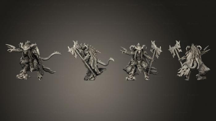 Military figurines (Bloodletter 8, STKW_3499) 3D models for cnc
