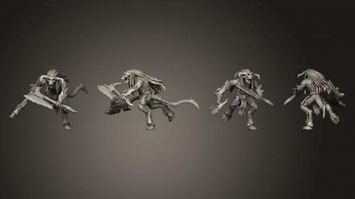 Military figurines (Bloodletter 9, STKW_3500) 3D models for cnc