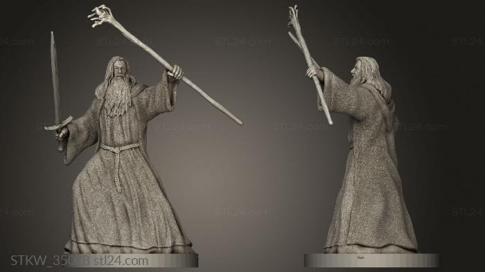 Military figurines (heroes Gendalf, STKW_35028) 3D models for cnc