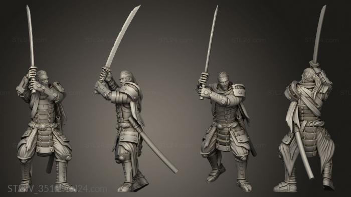 Military figurines (Hiroshi Ronin, STKW_35105) 3D models for cnc