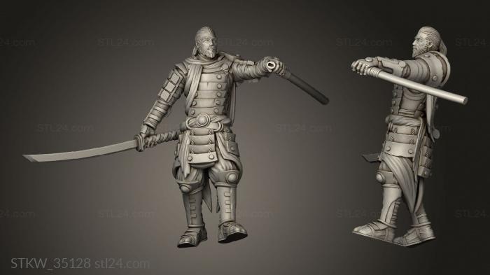 Military figurines (Hiroshi Ronin, STKW_35128) 3D models for cnc