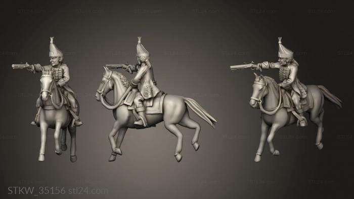 Historical Redcoats cavalry