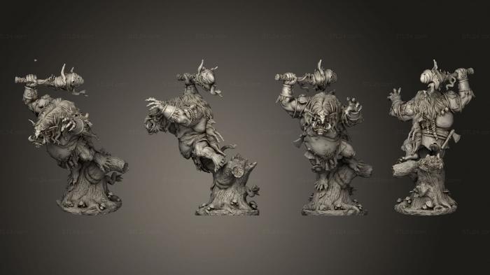 Military figurines (Bog Trolls 04, STKW_3525) 3D models for cnc