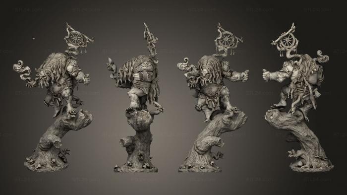 Military figurines (Bog Trolls, STKW_3526) 3D models for cnc
