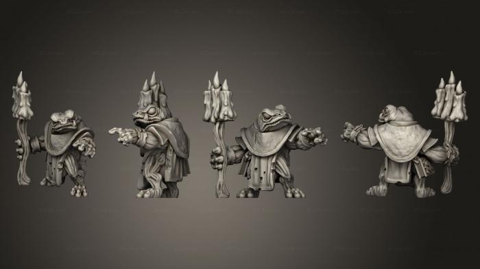 Military figurines (Boggard Necromancers pose 3, STKW_3527) 3D models for cnc