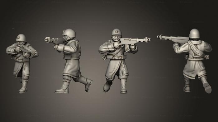 Статуэтки военные (Болтовой пистолет 1 004, STKW_3563) 3D модель для ЧПУ станка