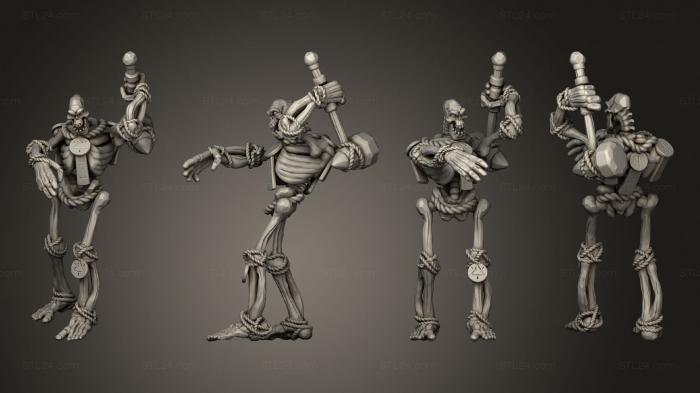 Military figurines (Bone Giant 2, STKW_3581) 3D models for cnc