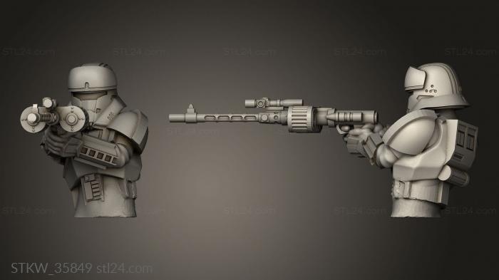 Imperial Assault Tank crew pintle machine gun