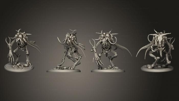 Military figurines (Bone Golem Large, STKW_3585) 3D models for cnc